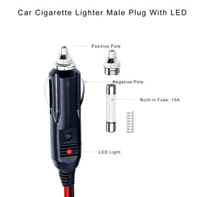 KUNCAN close-up LED indicator on plug for easy night visibility and connection check