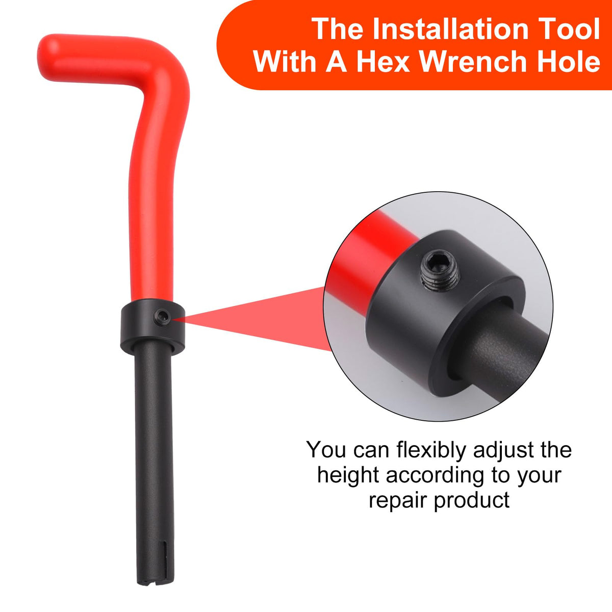 KUNGJUER installation tool in action seating an insert for secure fit