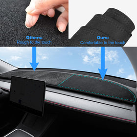 KUNIST dashboard cover installed driver view improving visibility