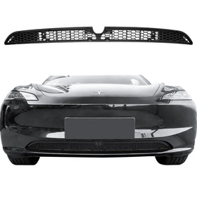 KUNIST front overview on 2026 Tesla Model 3 showing full grille protection and sleek look