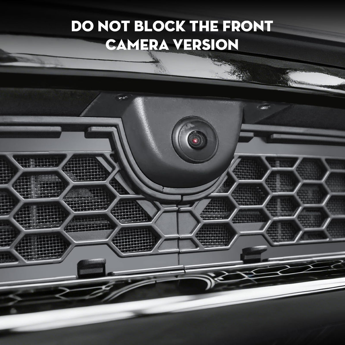 KUNIST grille inserts installed on Model 3 front displaying factory-matched appearance