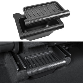 KUNIST front view in Model Y Juniper showing seamless fit and tidy trunk benefit