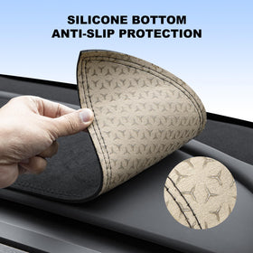 KUNIST non-slip backing close detail securing cover during driving
