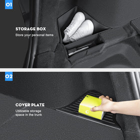 KUNIST side compartments detail for organizing small essentials benefit