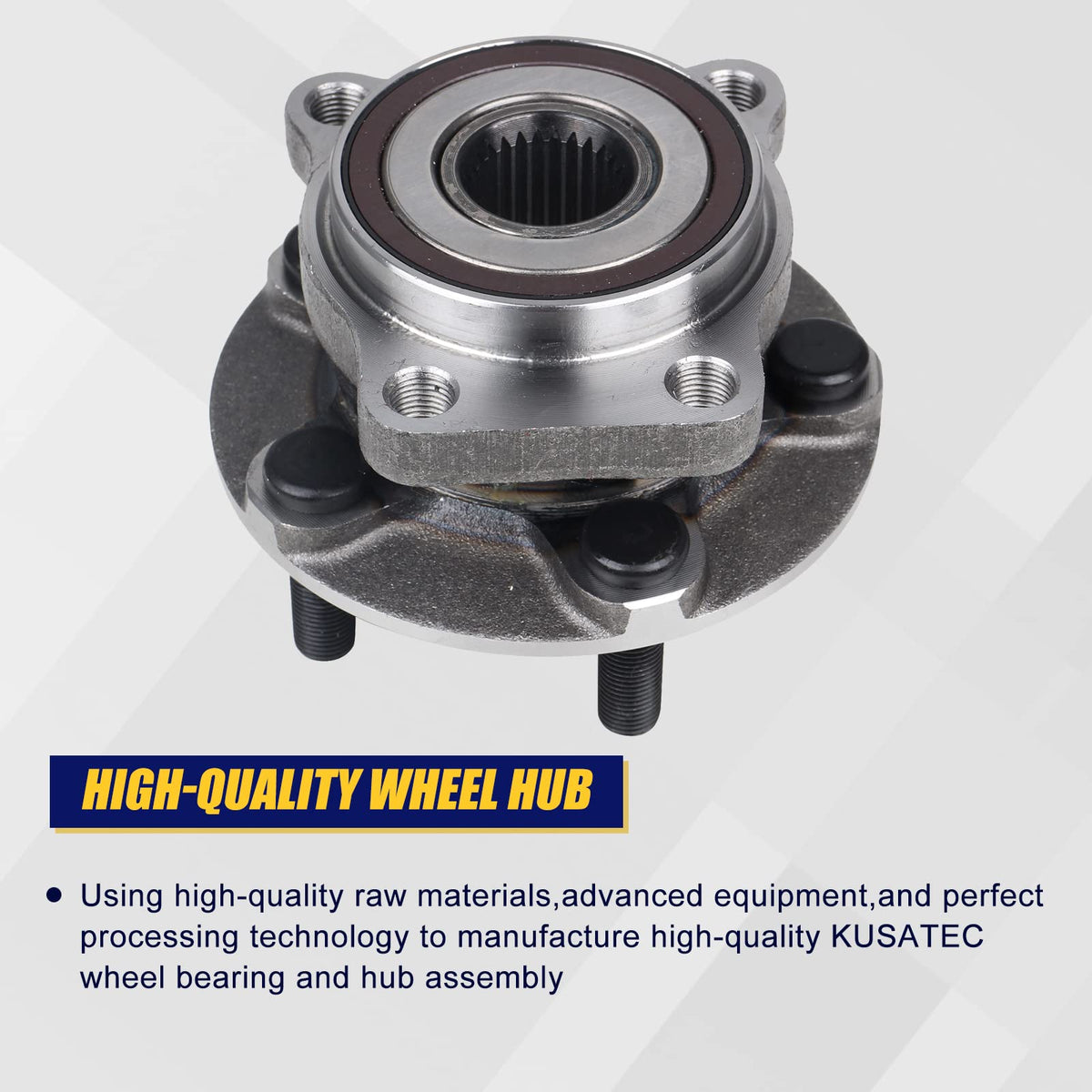 KUSATEC bearing seal detail reducing noise and resisting contaminants