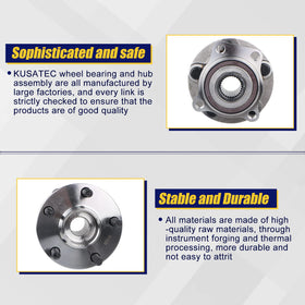 KUSATEC mounting flange profile ensuring precise wheel alignment