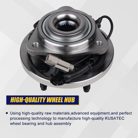 KUSATEC integrated ABS sensor detail showing reliable wheel speed signal