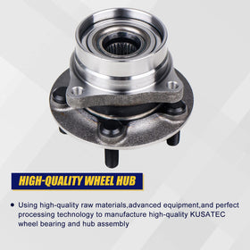 KUSATEC bearing seal close-up showing sealed bearing for dust protection and longevity