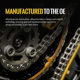KUSATEC lower crankshaft gear with front seal demonstrating leak prevention