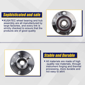 KUSATEC flange bolt threads close-up showing corrosion-resistant coating benefit