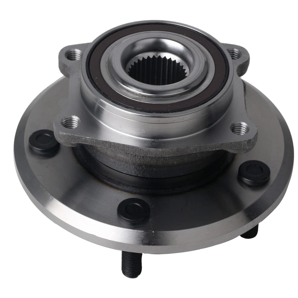 KUSATEC front hub assembly front view showing complete unit for easy replacement