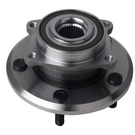 KUSATEC front hub assembly front view showing complete unit for easy replacement