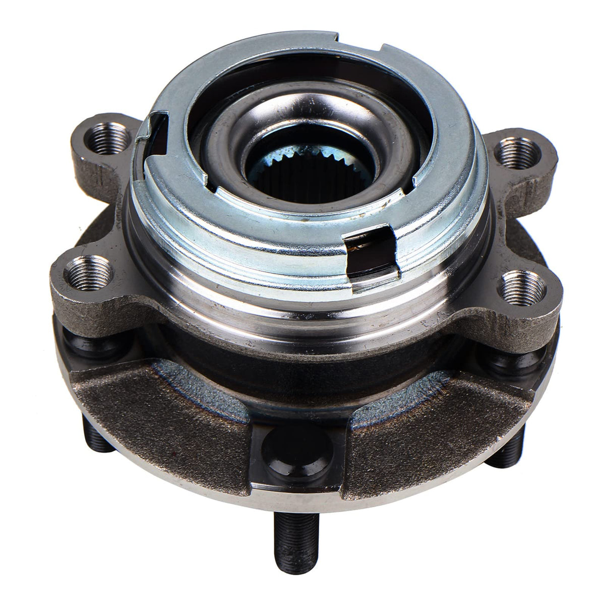 KUSATEC front hub assembly showing mounting face and studs for accurate fit