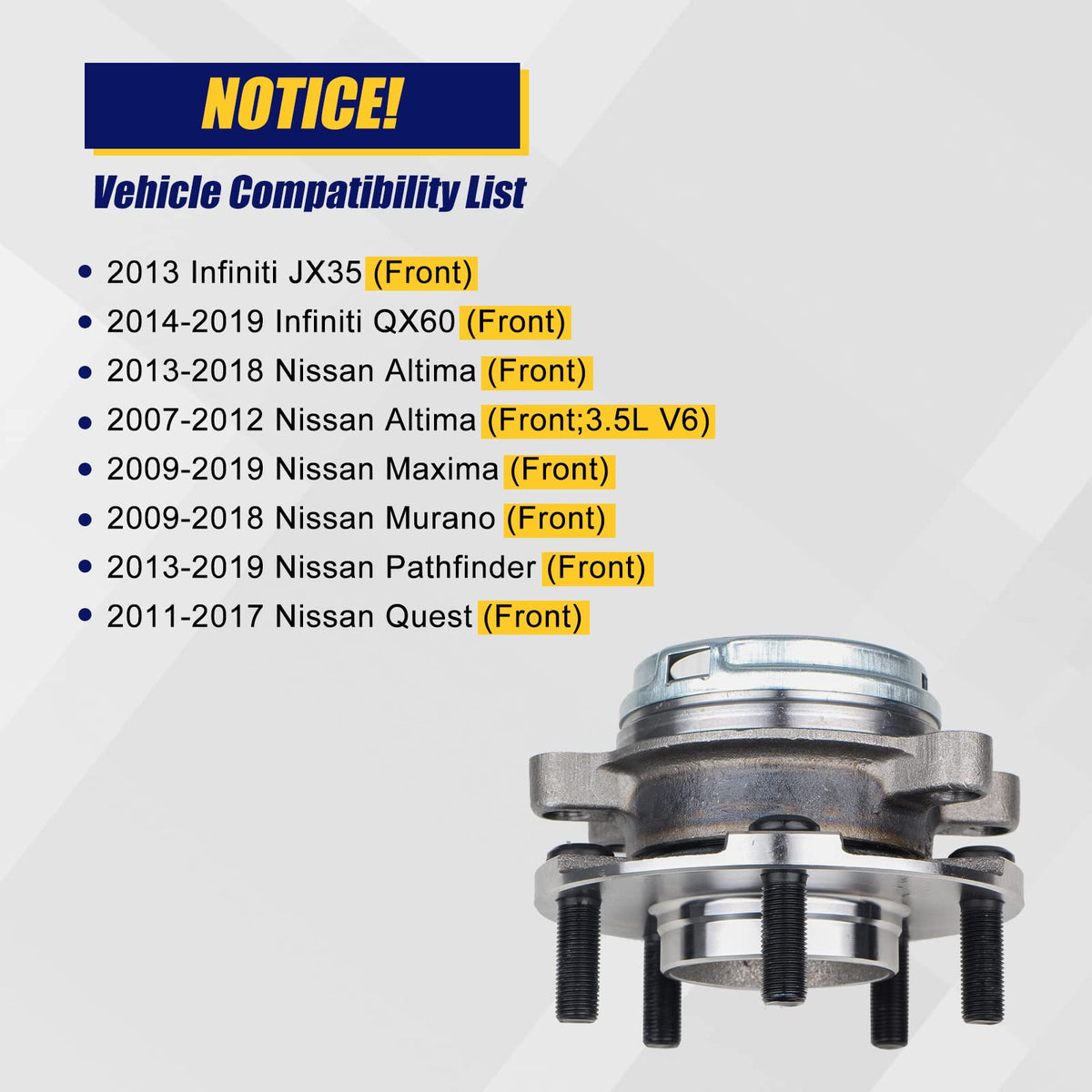 KUSATEC assembled hub close-up highlighting durable finish and smoother wheel rotation benefit
