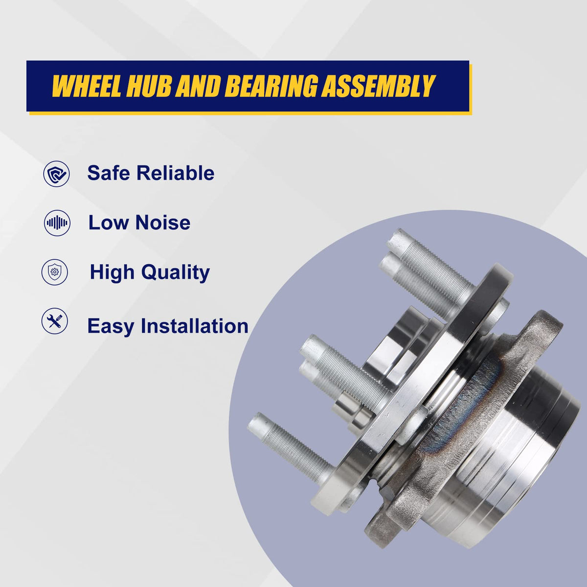 KUSATEC assembly installed on rear wheel hub showing full replacement benefit