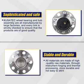 KUSATEC treated studs and flange showing corrosion resistance for easier lug tightening