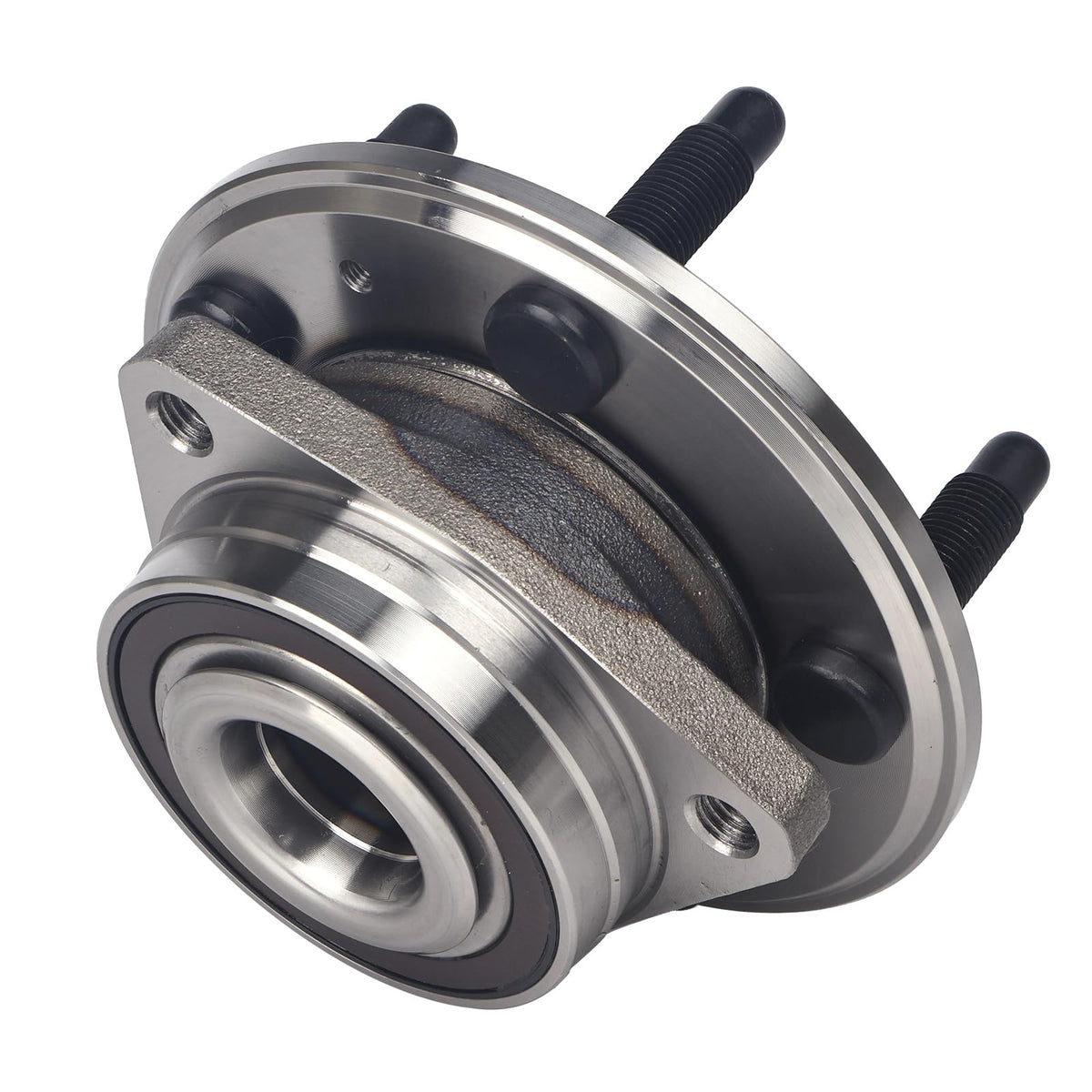 KUSATEC detail of 5-stud pattern and 3 flange bolt holes ensuring correct wheel mounting