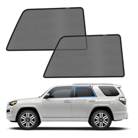 KUST rear window front view showing snug fit and privacy benefit