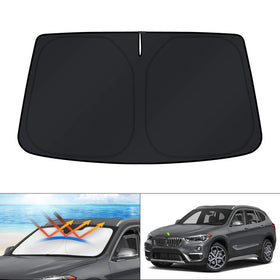 KUST front fitted on BMW X1 F48 windshield protecting interior