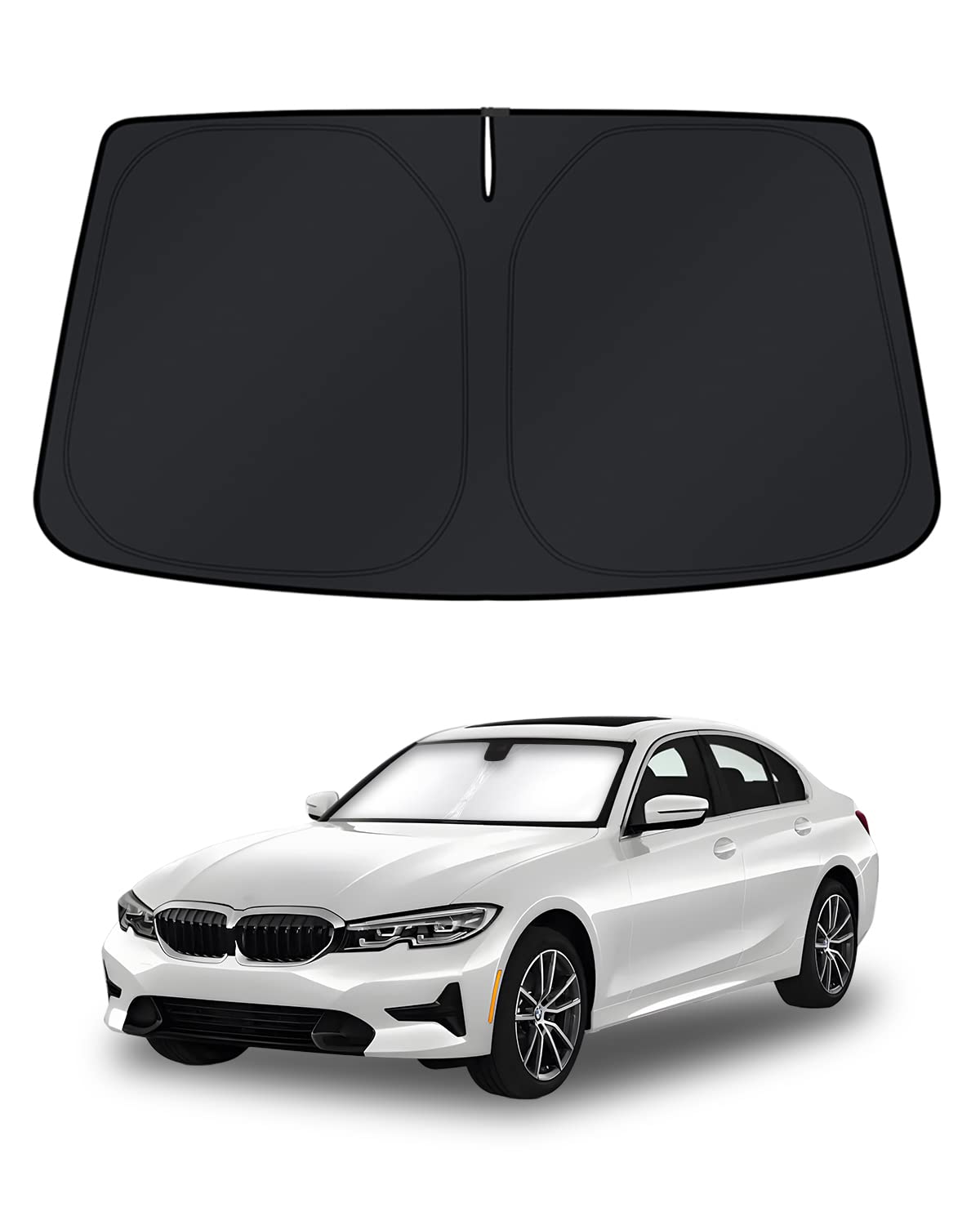 KUST front view showing full windshield coverage and perfect fit benefit