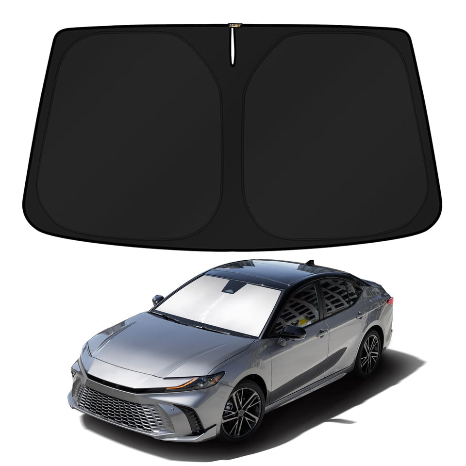 KUST front packaging view showing custom-fit Camry shade and benefits