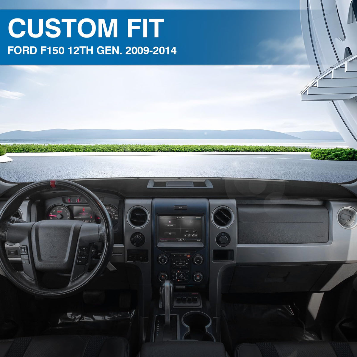 KUST close-up of stitched edge and polyester texture for durability