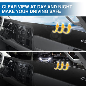 KUST folded dash cover stored in trunk saving space and easy portability