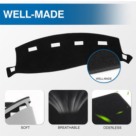 KUST installed on Dodge Ram dashboard reducing glare benefit