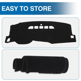 KUST dash cover in driving scene reducing windshield reflection and improving comfort