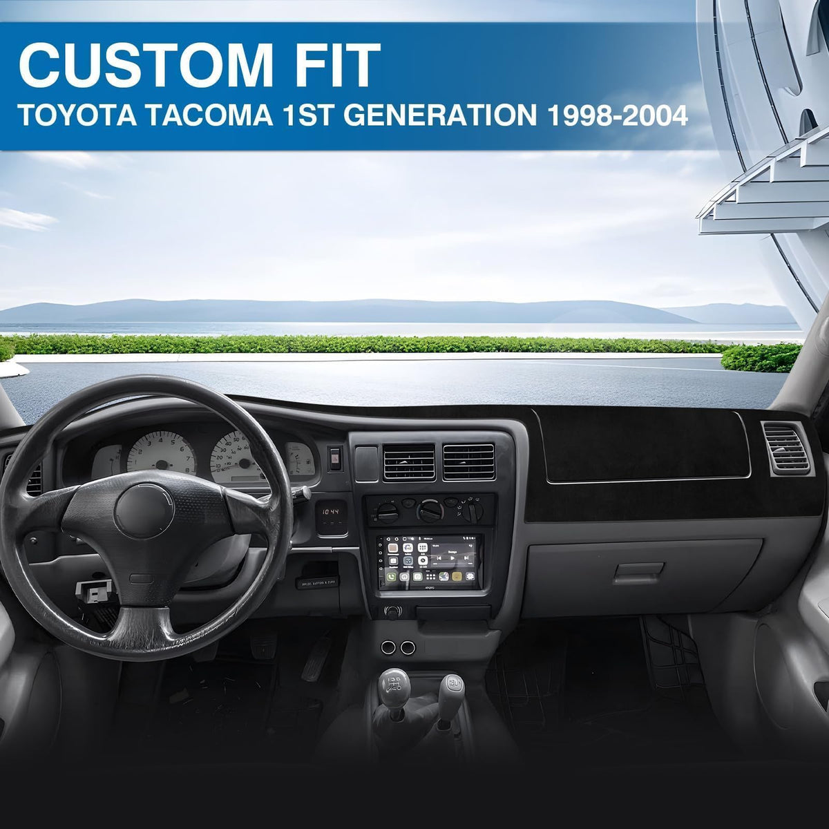 KUST dash installed reducing windshield glare and keeping cabin cooler