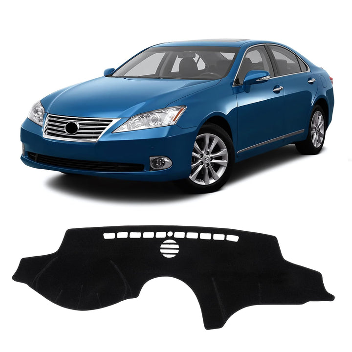 KUST front view on Lexus ES dashboard showing neat coverage and protection