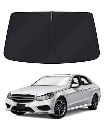 KUST front view of shade for E‑Class showing exact fit advantage