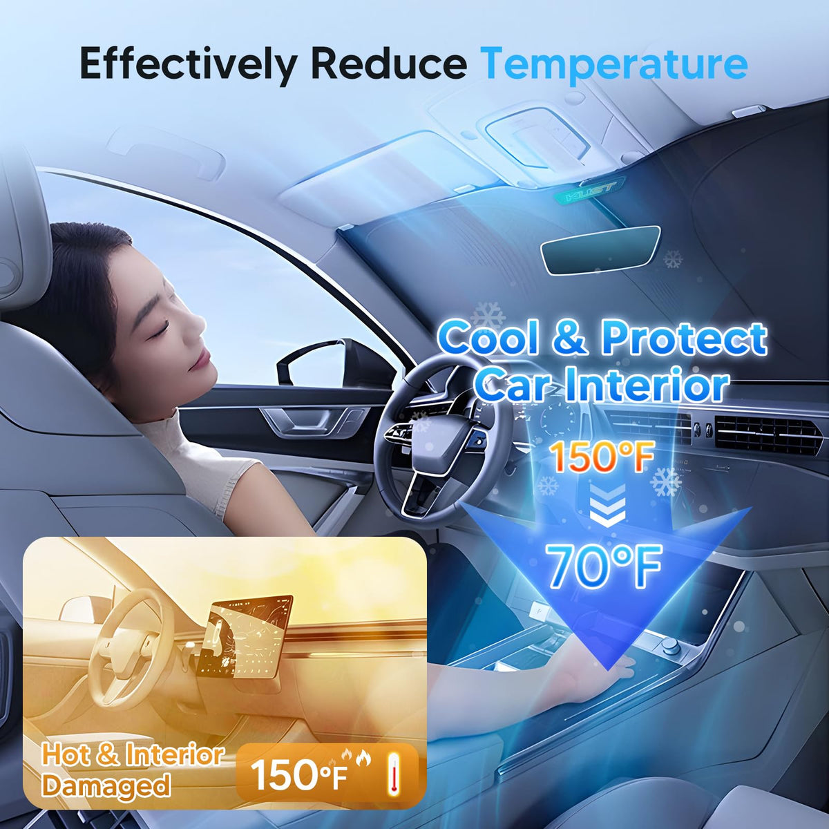 KUST folded in compact form for easy storage and quick access benefit