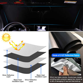 KUST folded compact in trunk saving space and easing storage