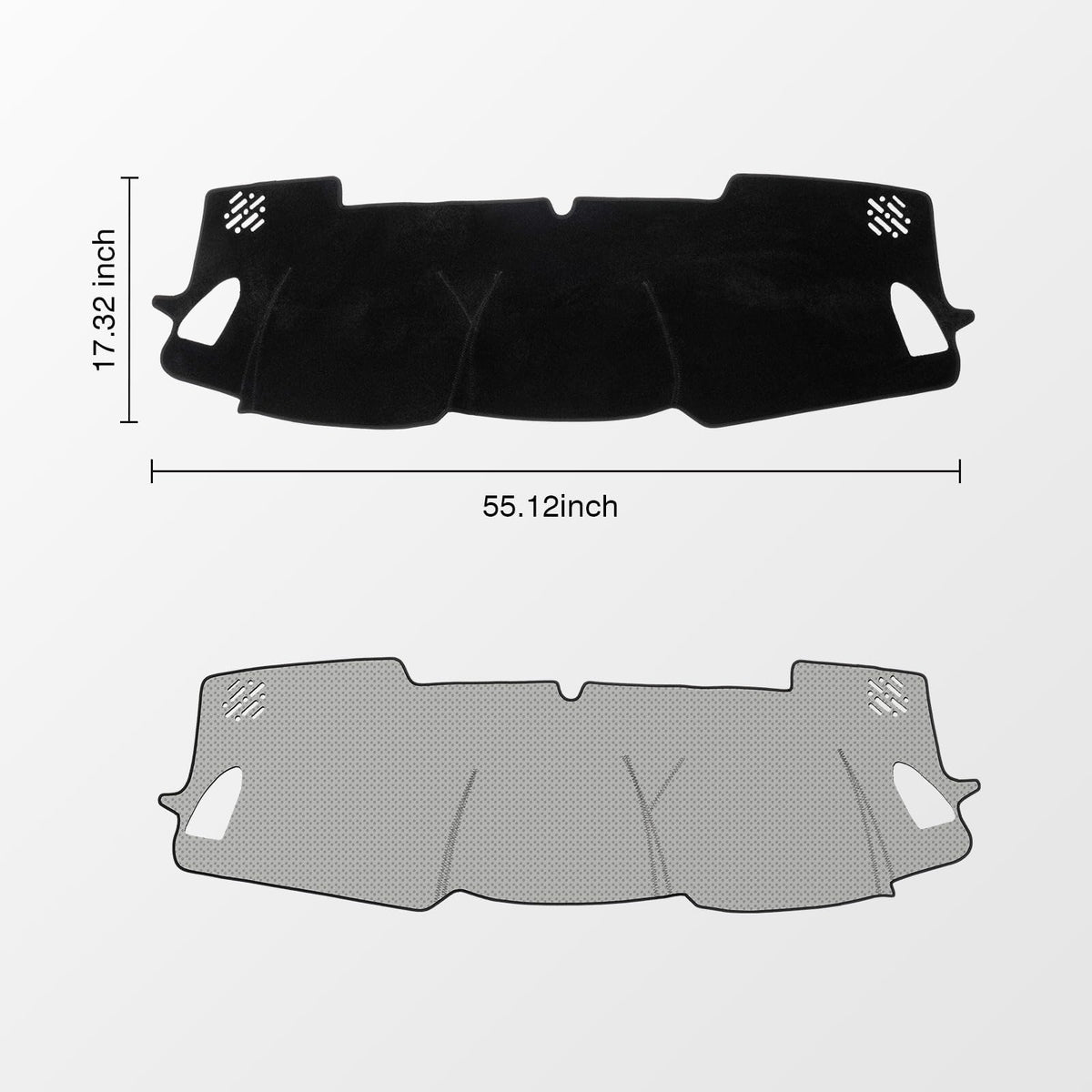 KUST close-up of polyester texture displaying soft, anti-slip surface benefit