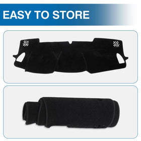 KUST lifestyle dashboard scene showing glare reduction and interior protection benefit