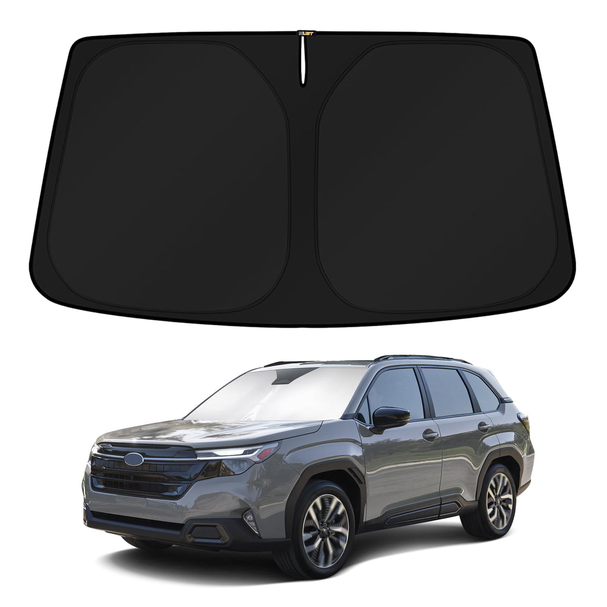 KUST front view showing full windshield coverage and neat fit