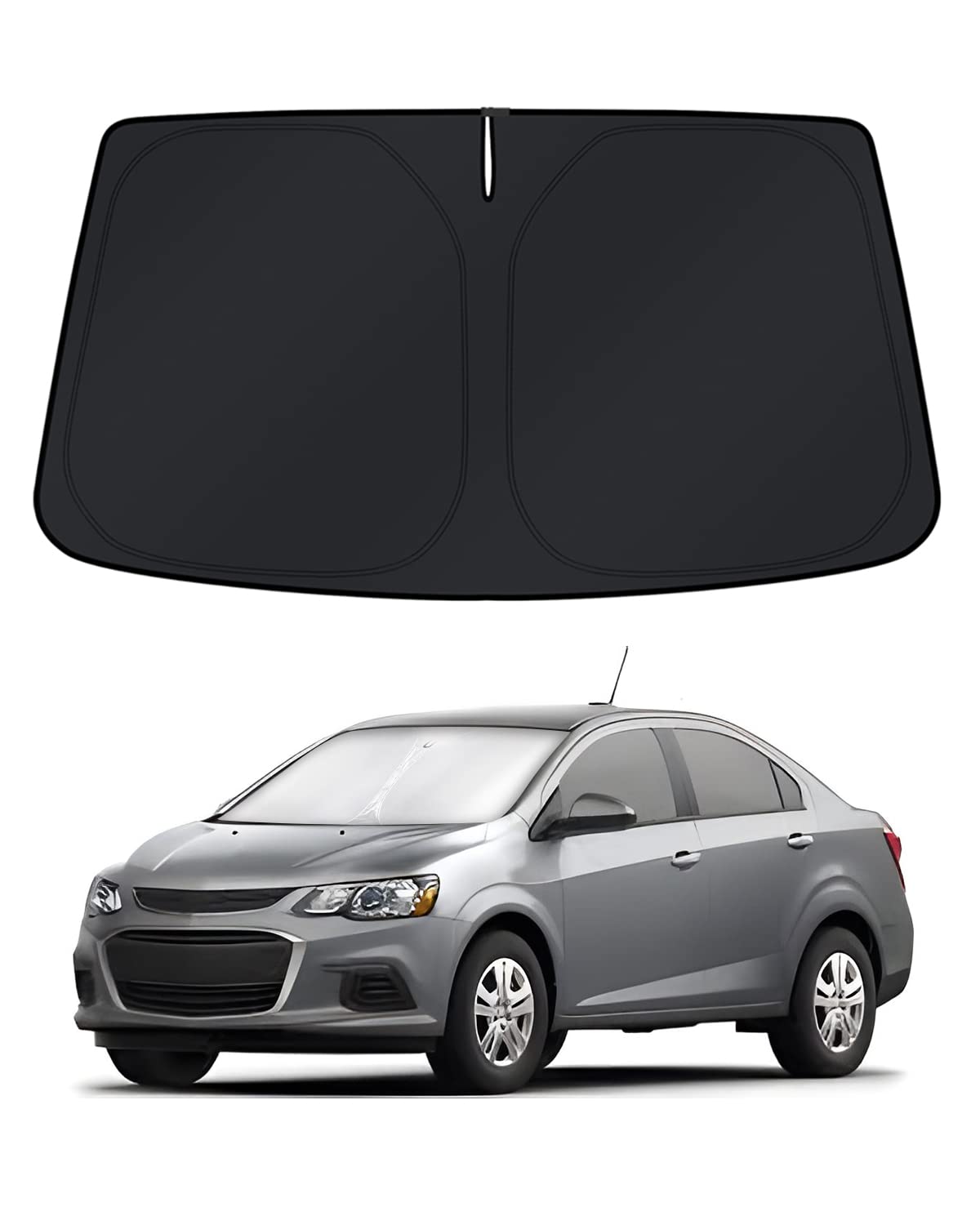 KUST front packaging for Chevrolet Sonic shade shows fit and protection
