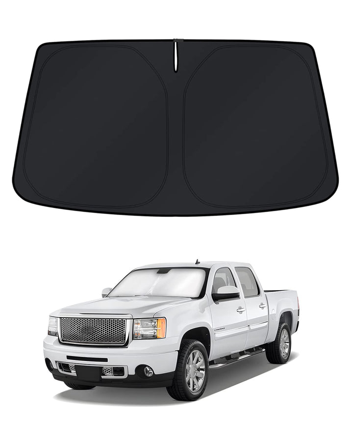 KUST front view on windshield showing full coverage and neat fit