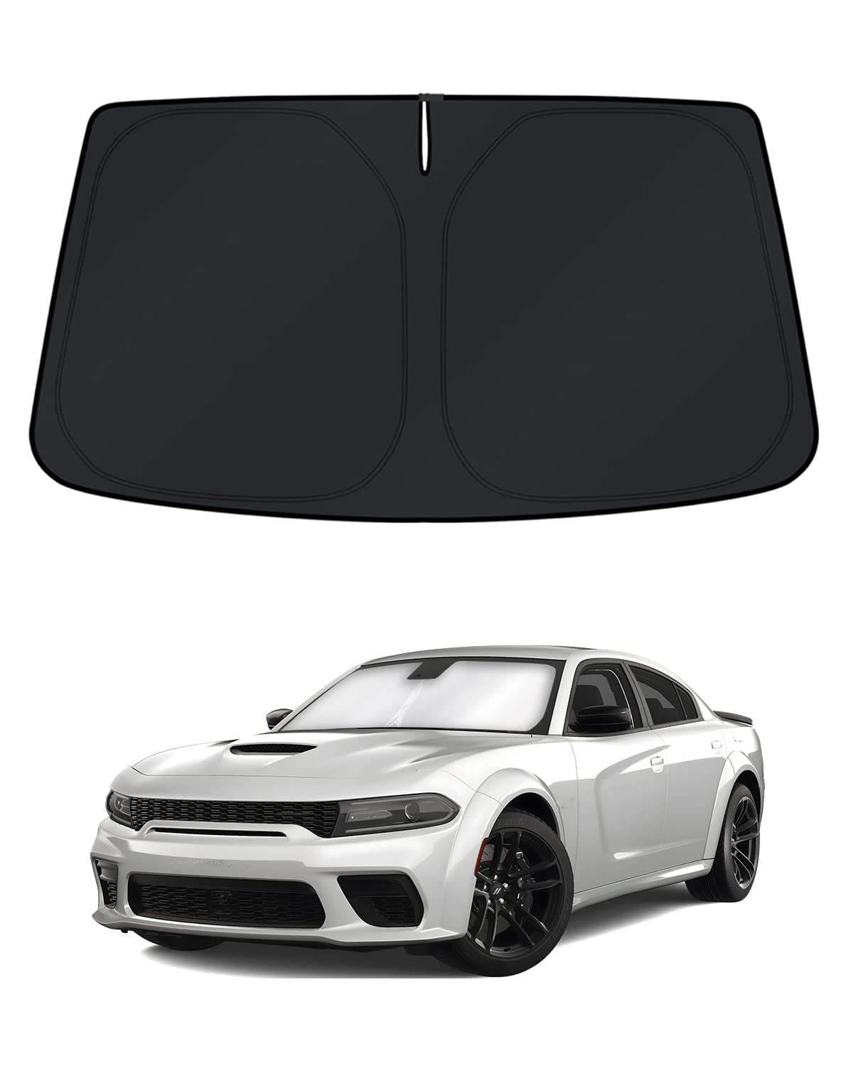 KUST front view of shade on Charger showing full coverage and protection