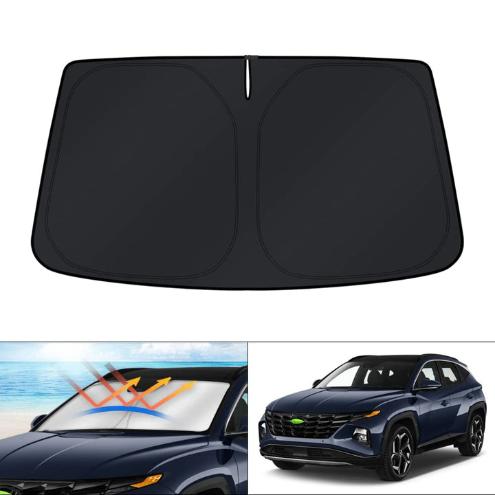 KUST front packaging showing product and fit for Hyundai Tucson, protects interior