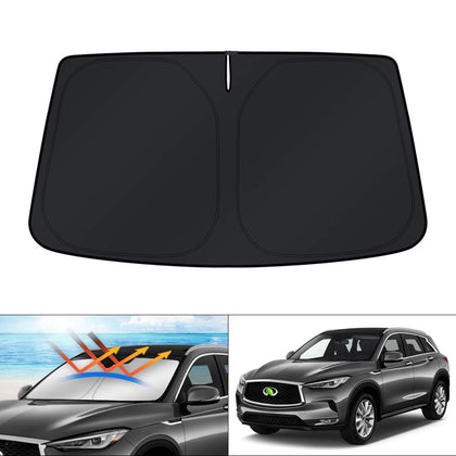 KUST front view on windshield showing full coverage benefit