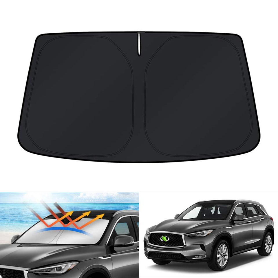 KUST front view on windshield showing full coverage benefit
