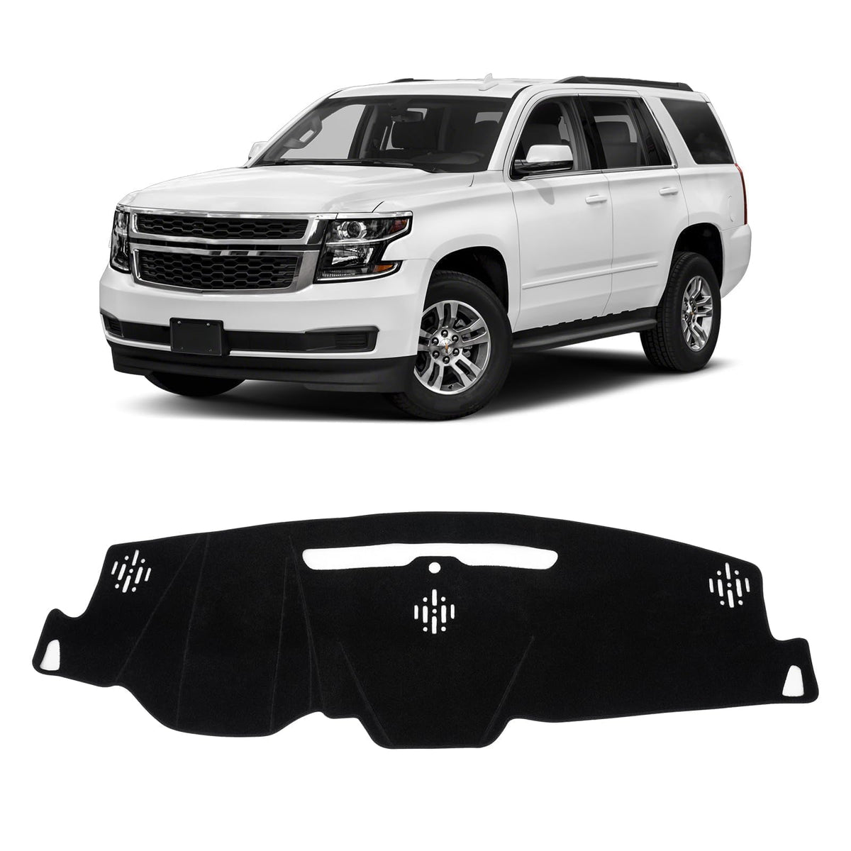 KUST front view of dashboard cover showing clean fit and protection