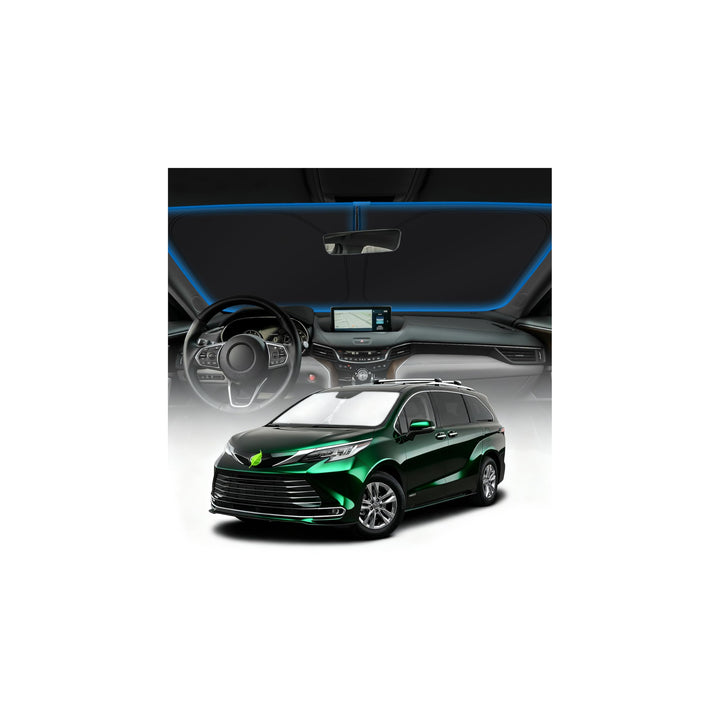 KUST front view showing full windshield coverage and perfect fit benefits