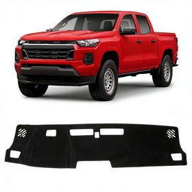 KUST front packaging view showing custom-fit dash cover and neat fold, protecting dash