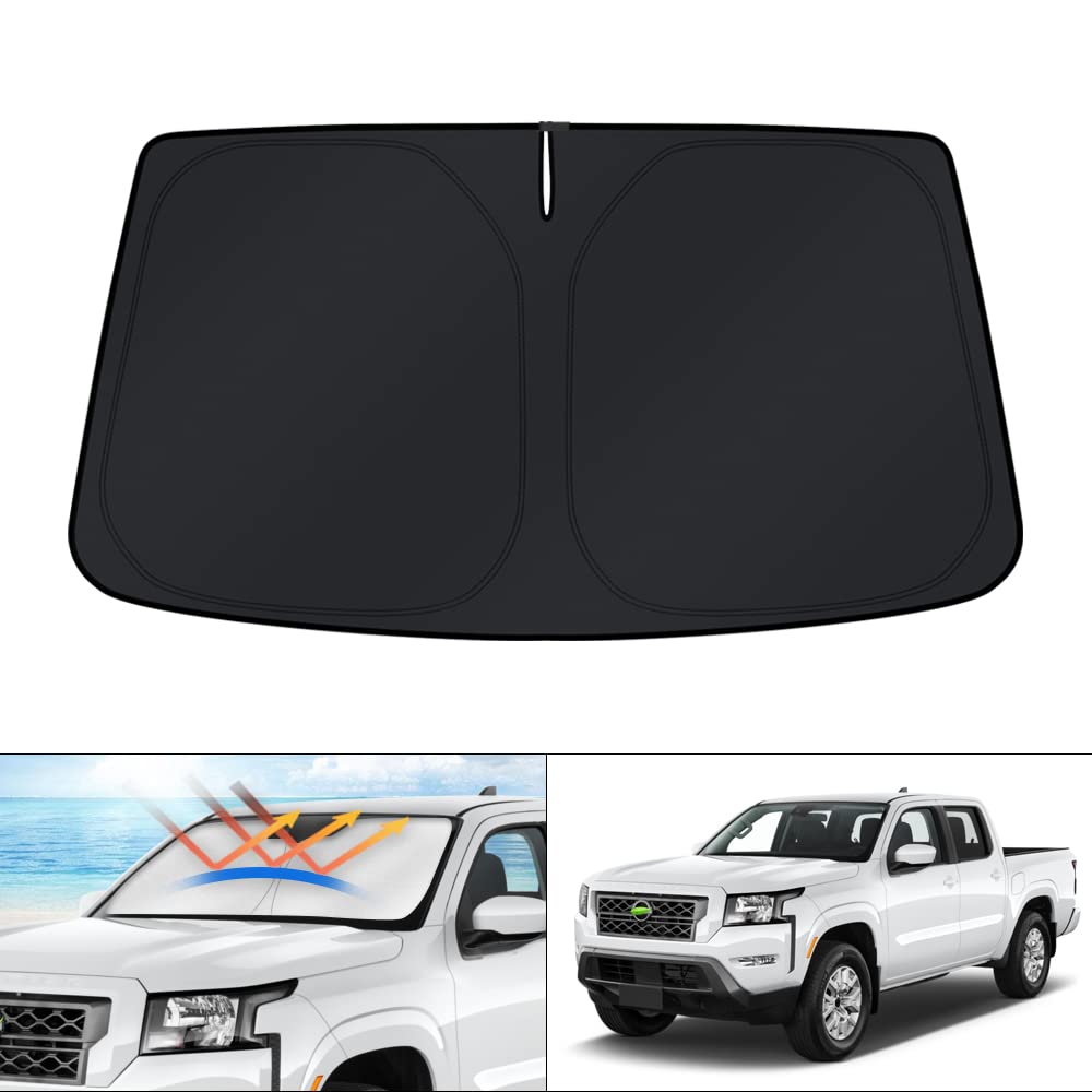 KUST front view packaging showing fit for Nissan Frontier and easy install
