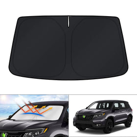 KUST front view showing full windshield coverage and cooler cabin benefit