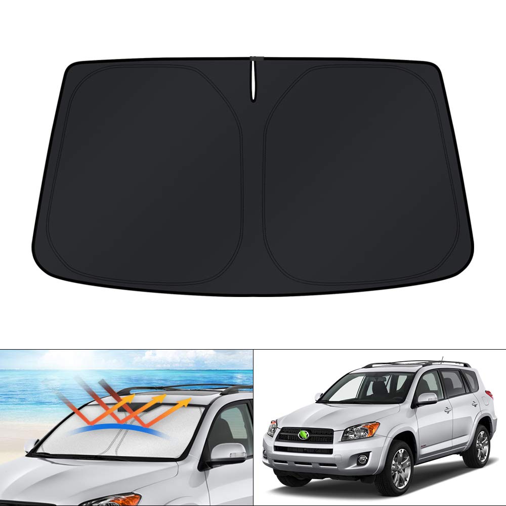KUST front windshield installed showing perfect custom fit and full coverage