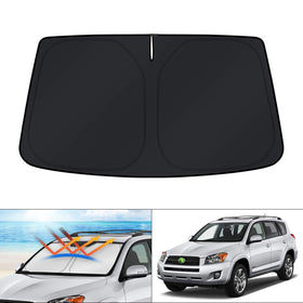 KUST front windshield installed showing perfect custom fit and full coverage